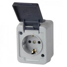 پریز-برق-ارتدار-روکار-بارانی-وحدت-الکتریک