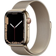 ساعت-هوشمند-اپل-واچ-سری-7-مدل-45mm-Stainless-Steel-Case-with-Milanese-Loop-Steel-Band