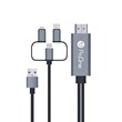 کابل-تبدیل-HDMI-به-USB-C-microUSB-لایتنینگ-پرووان-مدل-PCH70