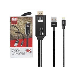 کابل-تبدیل-HDMI-به-Lightning-ارلدام-مدل-ET-W14-به-طول-2-متر