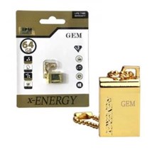 فلش-مموری-ایکس-انرژی-مدل-GOLDEN-GEM-ظرفیت-64-گیگابایت