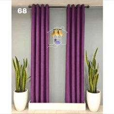 پرده-آماده-کتان-لیندا-رنگ-ارغوانی-کد-266768