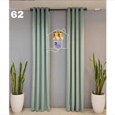 پرده-آماده-مخمل-کالیفرنیا-رنگ-سبز-دریایی-کد-62