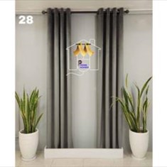 پرده-آماده-مخمل-کالیفرنیا-رنگ-طوسی-تیره-کد-28