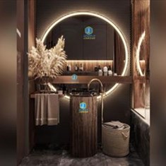 آینه-بک-لایت-نام-طرح-دایره-سندبلاست