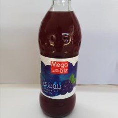 مگابیز-آبمیوه-بلوبری-شیشه300مل-24ع