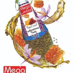 مگابیز-تخم-ریحان-زعفران-عسل-290مل-24ع