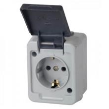 پریز-برق-ارتدار-روکار-بارانی-وحدت-الکتریک