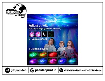 چراغ-خواب-رومیزی-مدل-Astronaut-با-نورپردازی-طرح-کهکشان،-اسپیکر-داخلی-بلوتوث،-کارت-حافظه،-کنترل-از-راه-دور،-تنظیم-روشنایی-و-سرعت-چرخش،-تایمر-45-و-90-دقیقه،-قابل-تنظیم-زاویه-نور-و-دیمردار