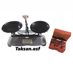 ترازو-دو-کفه-ای-200گرمی-500گرمی-باجعبه-وزنه