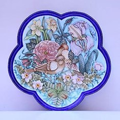 بشقاب-میناکاری