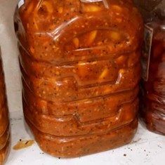 ترشی-انبه-با-سس-گلوریاطعم-تند1-کیلوگرمی