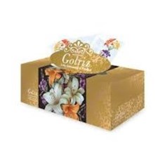 دستمال300-برگ-گلدار-طلایی-گلریز