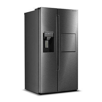 یخچال-فریزر-ساید-بای-ساید-هیمالیا-مدل-تسلاTeslaرنگ-استیل-دودی