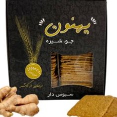 بیسکویت-سبوس-دار-جو-باطعم-زنجبیل