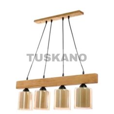 لوستر-چهار-شعله-مدل-پارسیان-حباب-دار