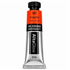 رنگ-روغن-آلتا-گلو-رنگ-Orange-Red-کد-007-حجم-37-میلی-لیتر