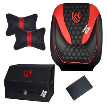 روکش-صندلی-خودرو-سوشیانت-مدل-ENZO-مناسب-برای-پراید-132-به-همراه-پشت-گردنی-و-دور-فرمان-و-نظم-دهنده