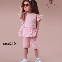 ست-بلوزشلوارک-دخترانه