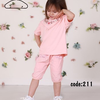 ست-بلوزشلوارک-دخترانه