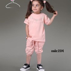 ست-بلوزشلوارک-دخترانه