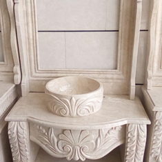 روشویی-نمین-پایه-شمش-همراه-با-قاب-آینه