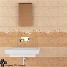 سرامیک-طرح-شقایق-دکور-قهوه-ای-ساده-60-30