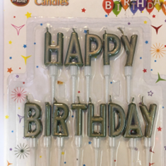 شمع-هپی-طلایی-متالیک