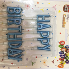 شمع-هپی-بردزدی-آبی-متالیک