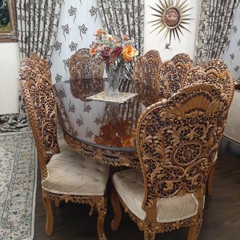 مبل-سلطنتی-مدل-گلریز،-مبل-چوب-گردو-و-راش،-قیمت-مبل-استیل-گلریز