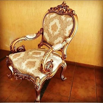 مبل-کلاسیک-مدل-لیون،-ست-ناهارخوری-لیون،-مبل-چوب-راش