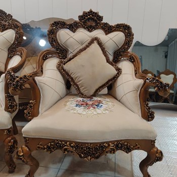 مبل-سلطنتی-مدل-گلریز،-مبل-چوب-گردو-و-راش،-قیمت-مبل-استیل-گلریز