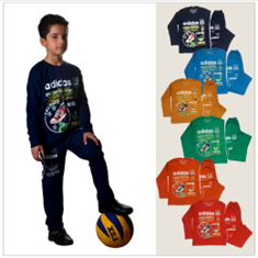 بلوز-شلوار-پسرانه-پارچه-ترویرا-طرح-adidas