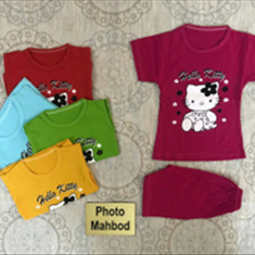 بلوز-شرت-دخترانه-کیتی-رنگی