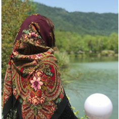 چارقد-پشم-و-ابریشم-اصل-ترکمن