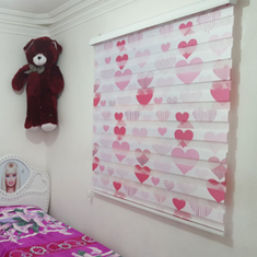 پرده-خواب-زبرا-طرح-قلب