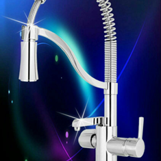 شیر-اهرمی-تصفیه-دار-فیروزه-مدل-فلت-کروم