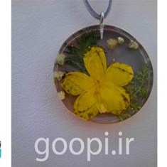 خرید-گردنبند-رومانتویی-گل-طبیعی-دست-ساز-مجله-گوپی