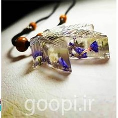 خرید-گردنبند-طرح-ماری-با-گل-طبیعی-مجله-گوپی