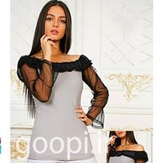 خرید-لباس-تونیک-زنانه-آستین-توری-مجله-گوپی