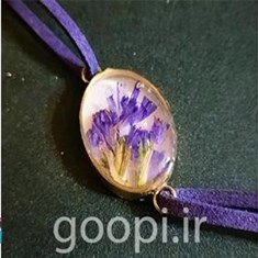 خرید-دستبند-زنانه-طرح-گل-طبیعی-مجله-گوپی