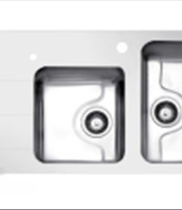 سینک-استیل-البرز-مدل-کریستال-سفید