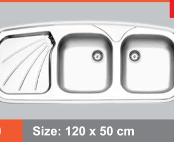 سینک-استیل-البرز-مدل-270-توکار