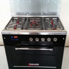 لمس-لوحة-الفولاذ-المقاوم-للصدأ-التلفزیون-الرقمی-موقد