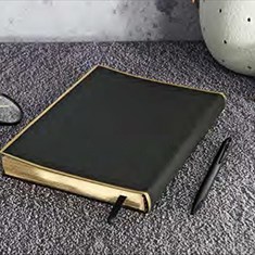 ست-سالنامه-جلد-نرم-لب-طلا-با-خودکار