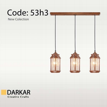 آویز-چوبی-فانوس-تک-شعله-دارکار