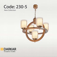 لوستر-چوبی-مدل-رومن-5-شعله-دارکار