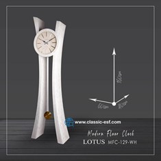ساعت-دیواری-لوتوس-کد-129-wh