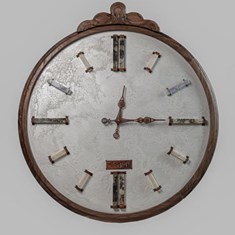 ساعت-دیواری-سفید-کریستالی-برند-بیسورت