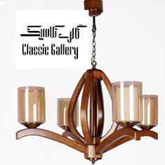 لوستر-مدل-مانیسا-4-شعله-چوبی